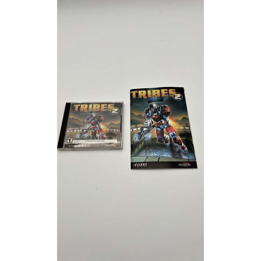 Tribes 2 PC Game Windows 95/98/2000 Sierra Dynamix And Manual From 2001